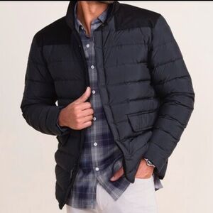 Vineyard Vines Men’s On The Go Performance Insulated Black Jacket Size XL